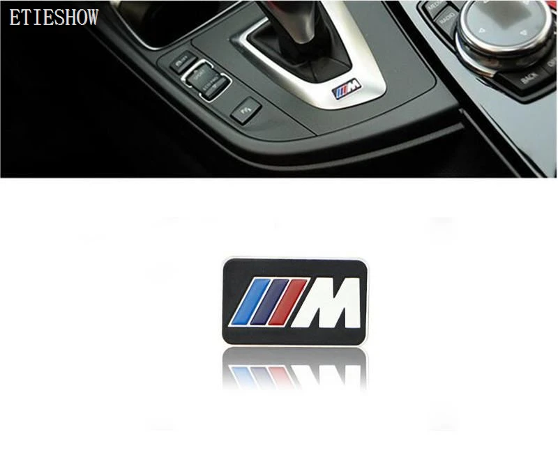 stainless steel m performance steering sticker