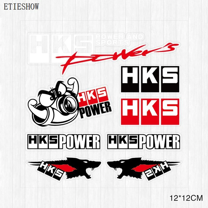 HKS auto sticker decal set