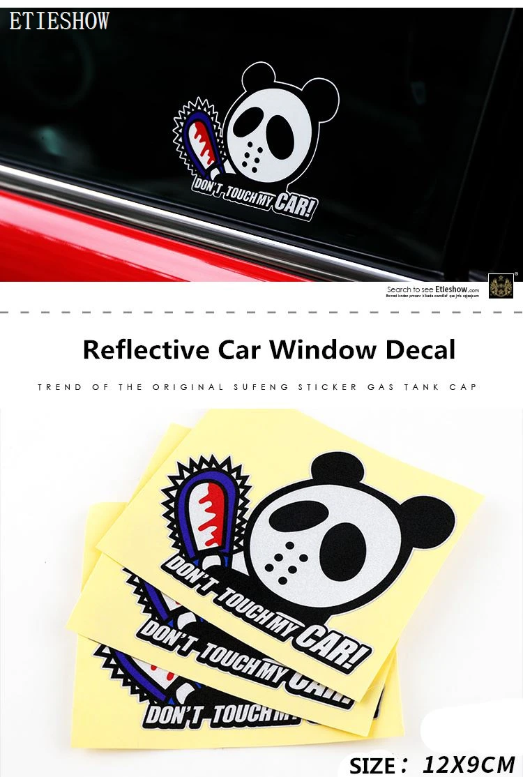 reflective car sticker