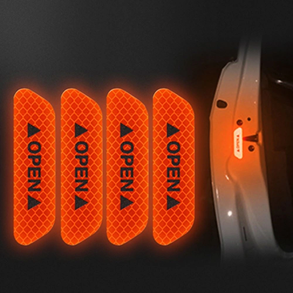 4pcs-Car-sticker-Door-Safety-Warning-Reflective-Stickers-Auto-Open-Reflective-Strip-Waterproof-Long-distance-Warning