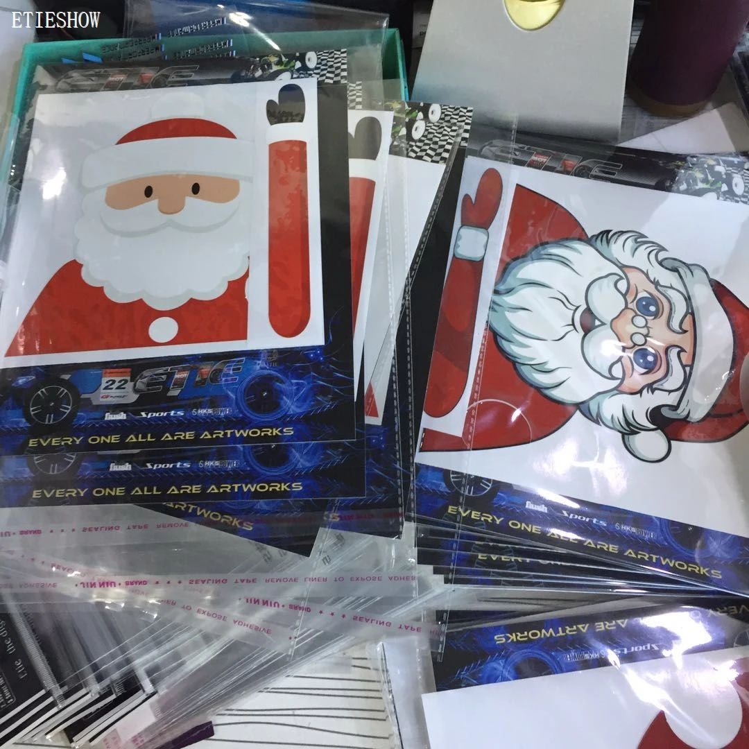christmas wiper sticker