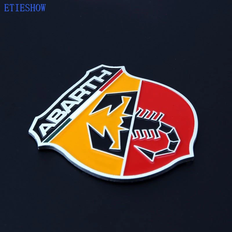 Fiat Abarth Metal Emblem Badge