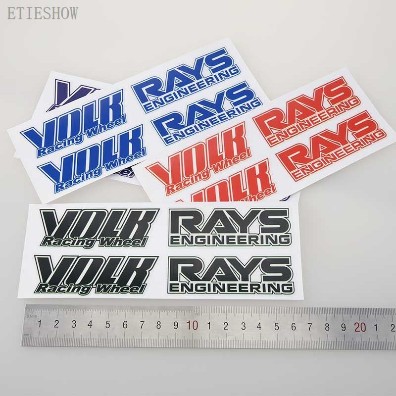 volk racing TE37 wheel stickers