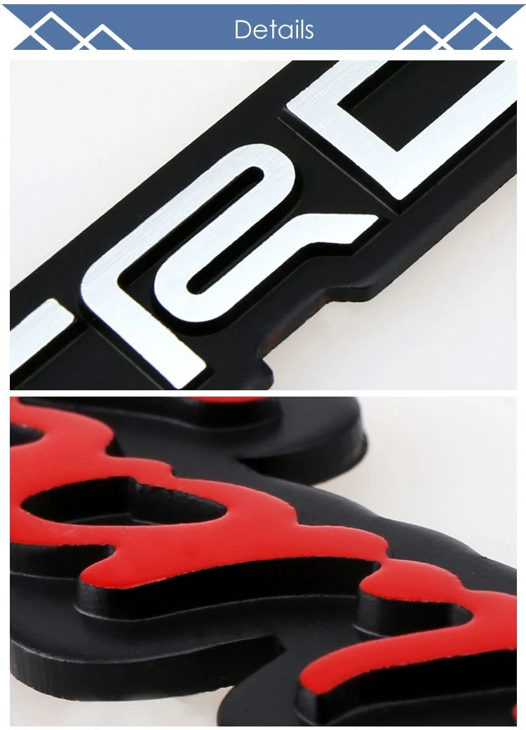 TRD 3d car emblem badge