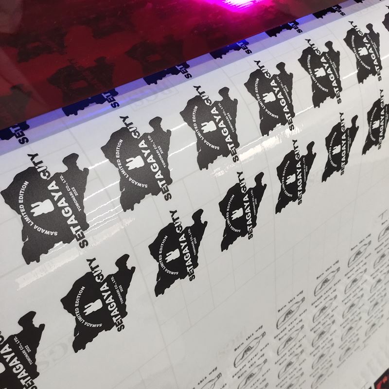 clear window sticker custom