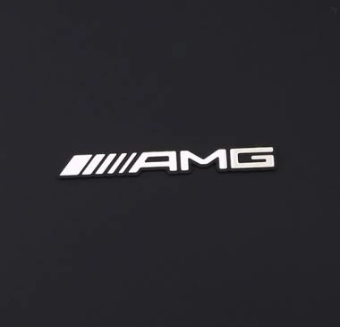 ملصق AMG غير القابل للصدأ لعجلة قيادة السيارة