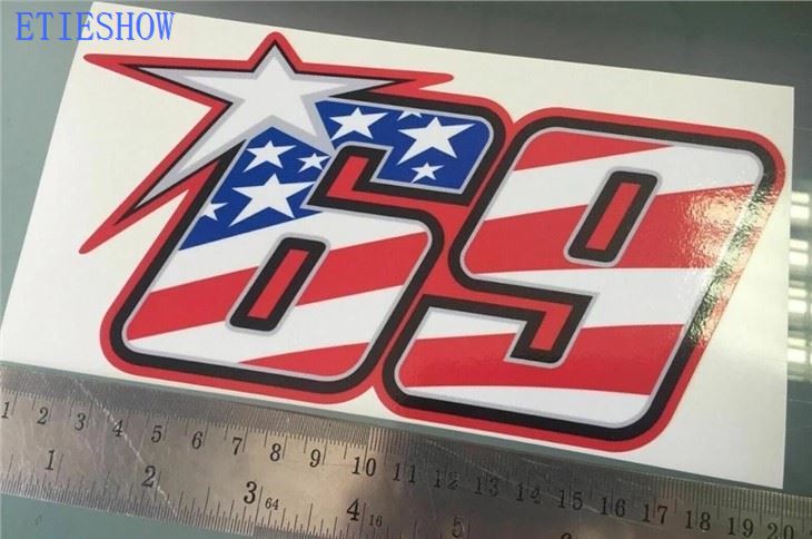 Racing Number Sticker