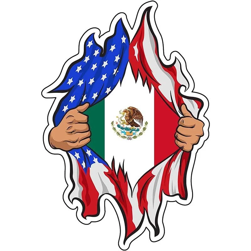 Mexico Flag Decal Sticker