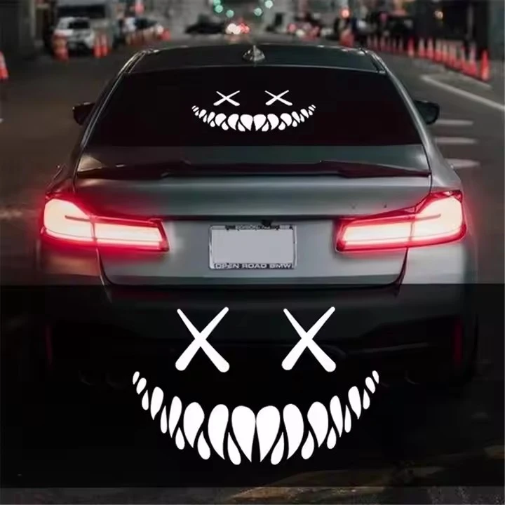 Demon Zombie Ghost Face Car Window Sticker