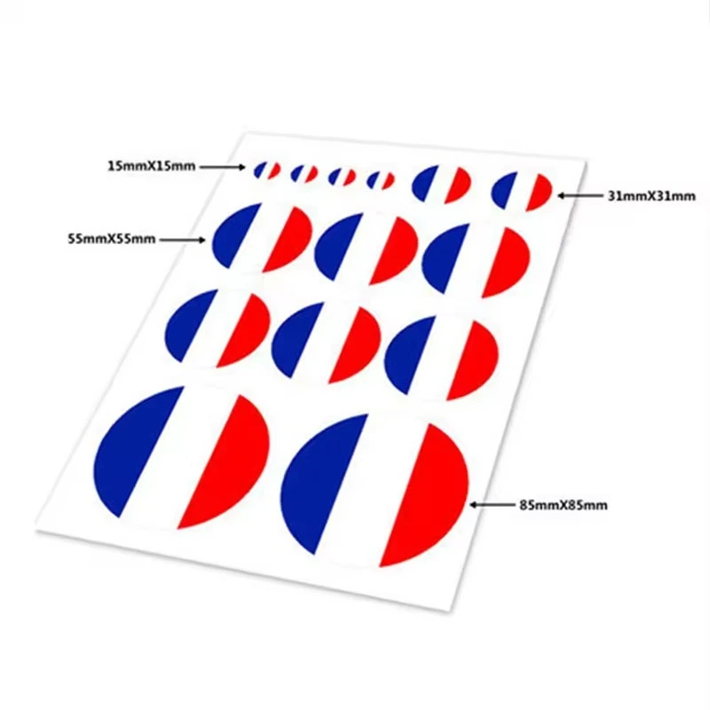 France Country Flag Custom Sticker