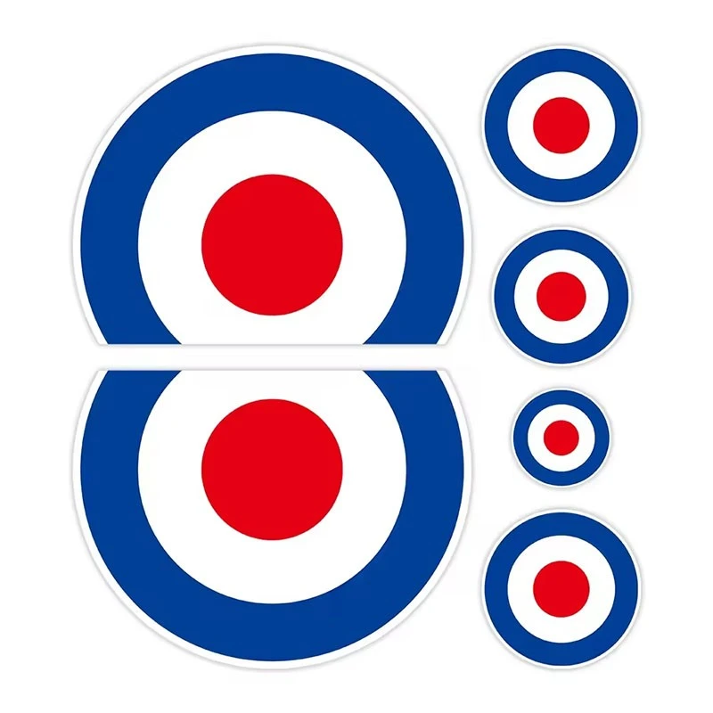 Motorcycle Air Force Style Badge Sticker