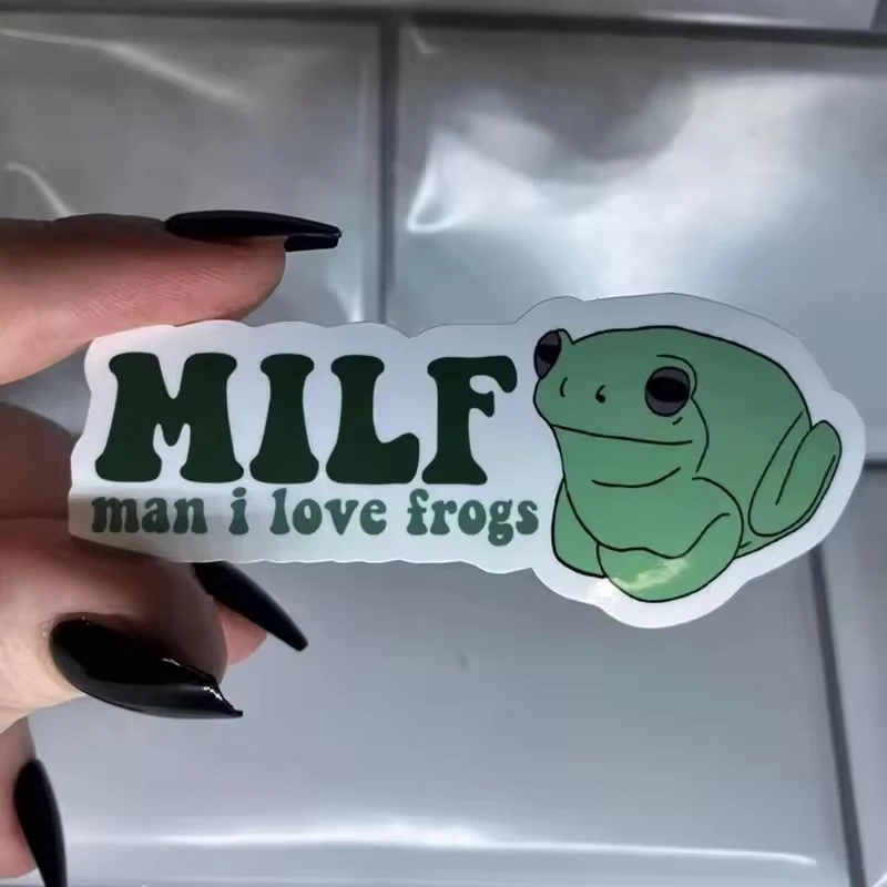 I Love Frogs Funny Car Stickers