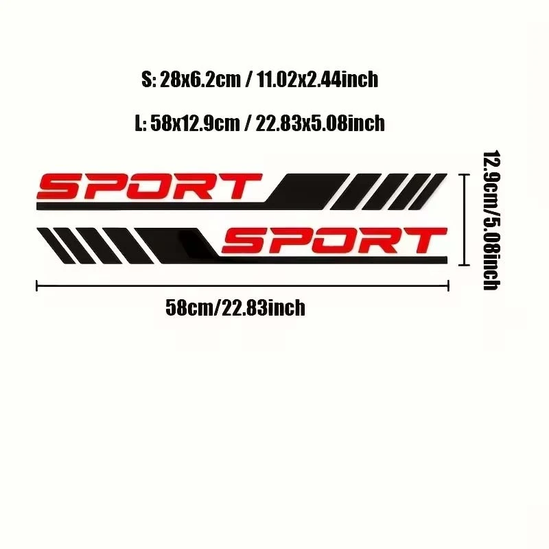 Et11374# Stylish Sport Diagonal Stripe Stickers