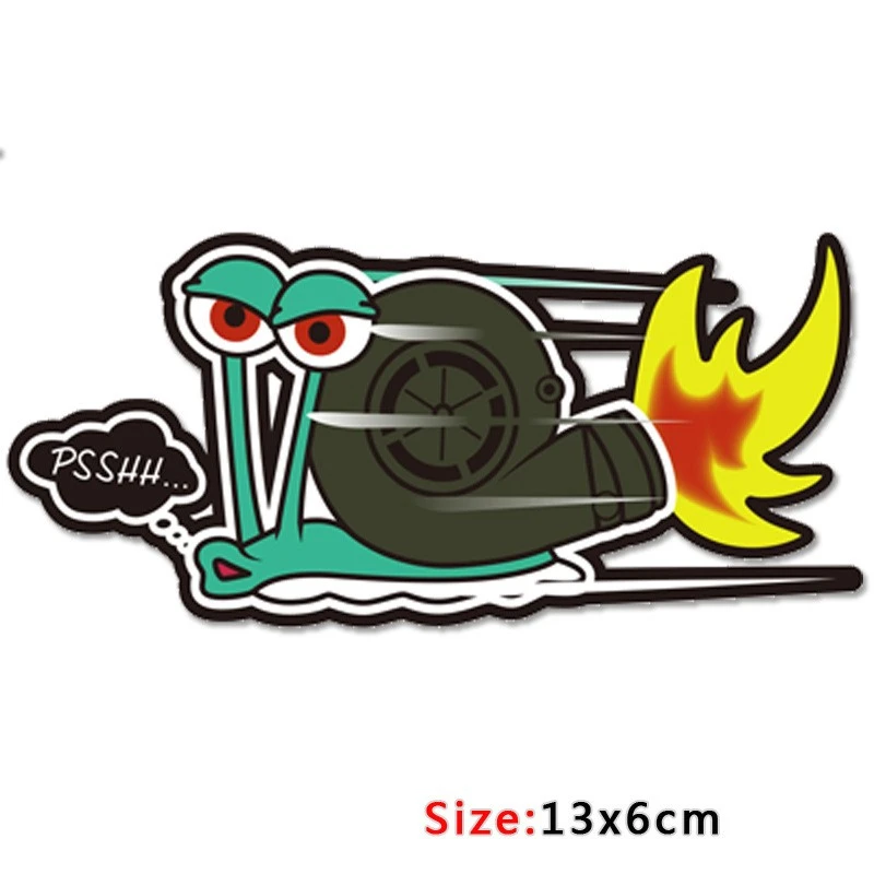 Cartoon Snail Decal Sticker For Car