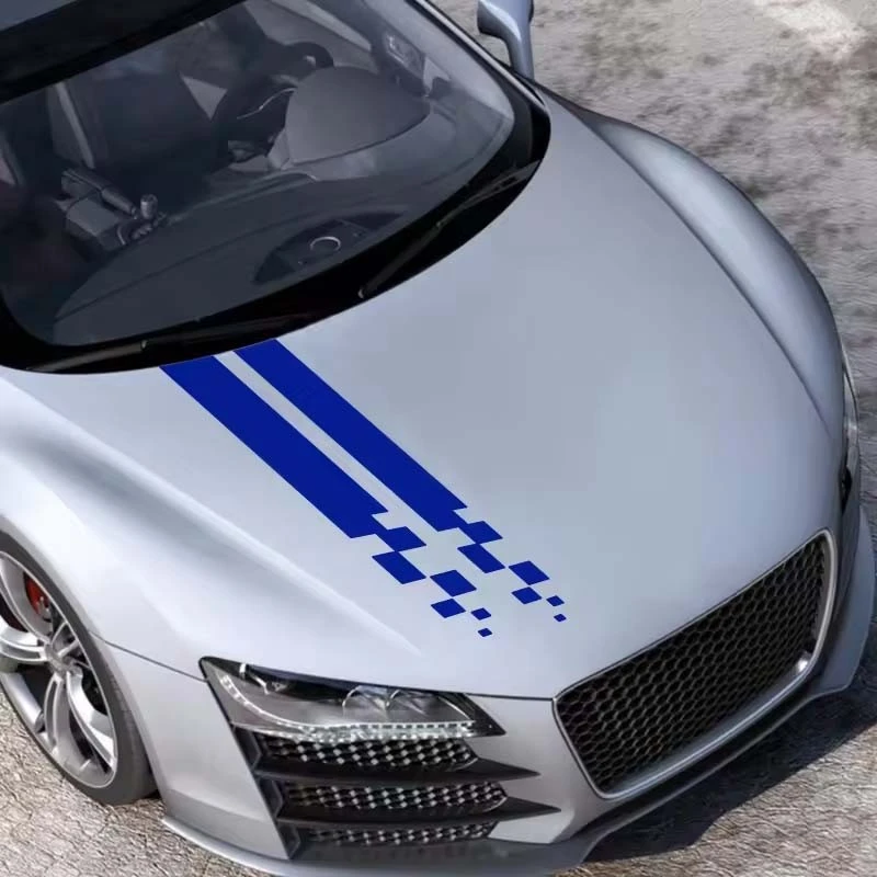 ET11363# Universal Hood Sports Car Sticker