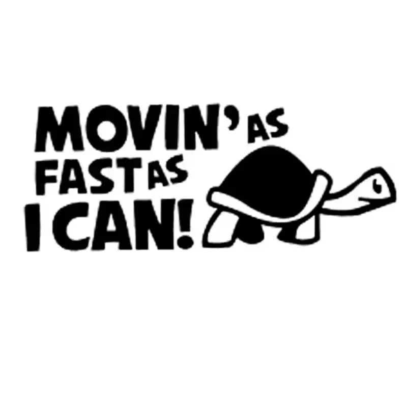 Bumper Sticker Text Fast Drive As I Can