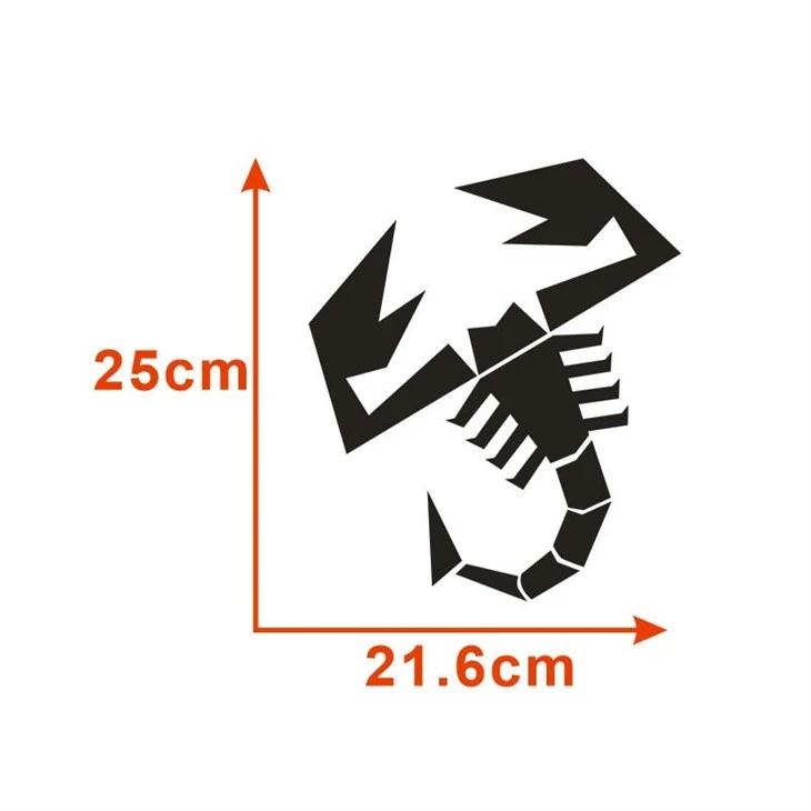Abarth 500 Body Tattoos Logo Decal