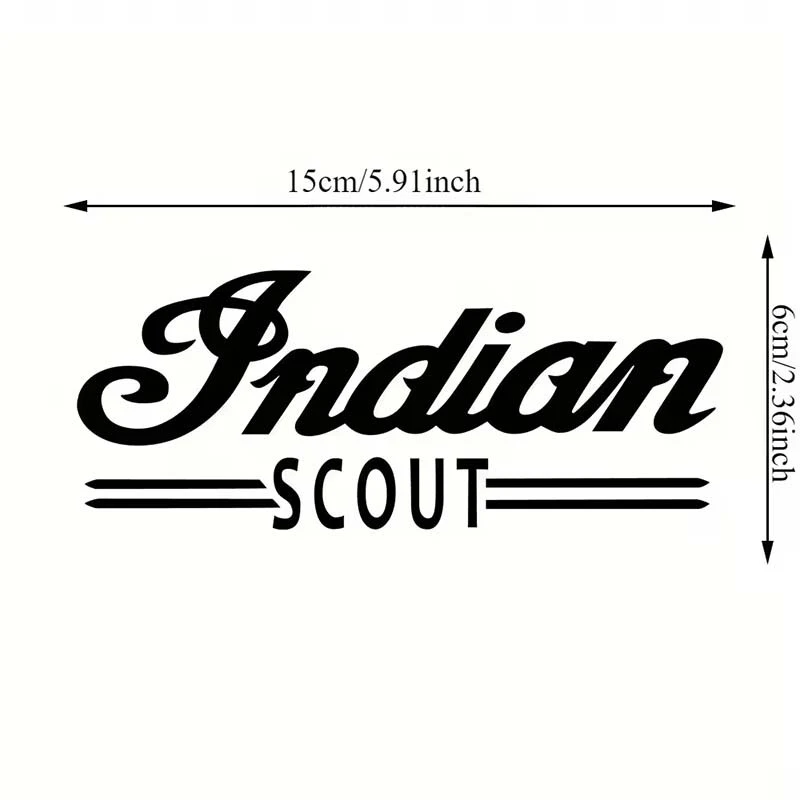 ET11376# Indian Sticker Vintage Locomotive For Motorcycle