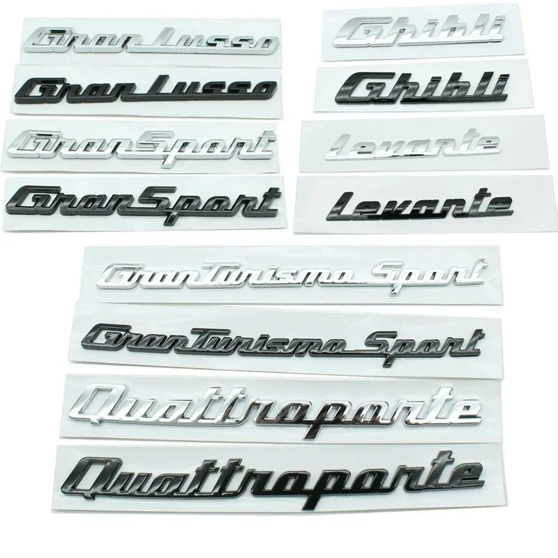 ABS CAR CAR REAC TRANK Letters Emblem