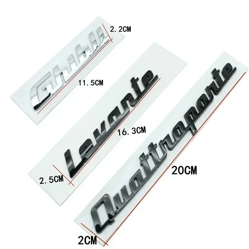 ABS Car Rear Trunk Letters Logo Emblem suppliers