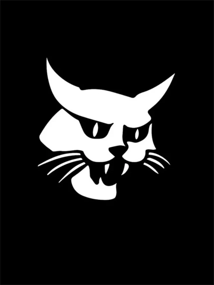 Ghost Hell Cat Car Sticker Decak