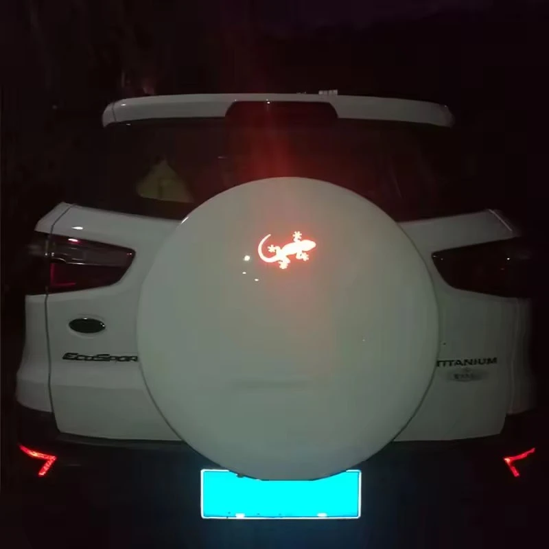 Night Driving Warning Gecko Stickers