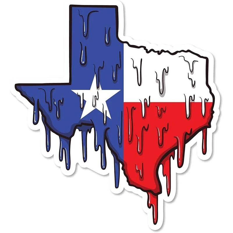 State Of Texas Landscape Decal