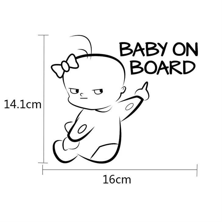 Car Sticker Baby On Board