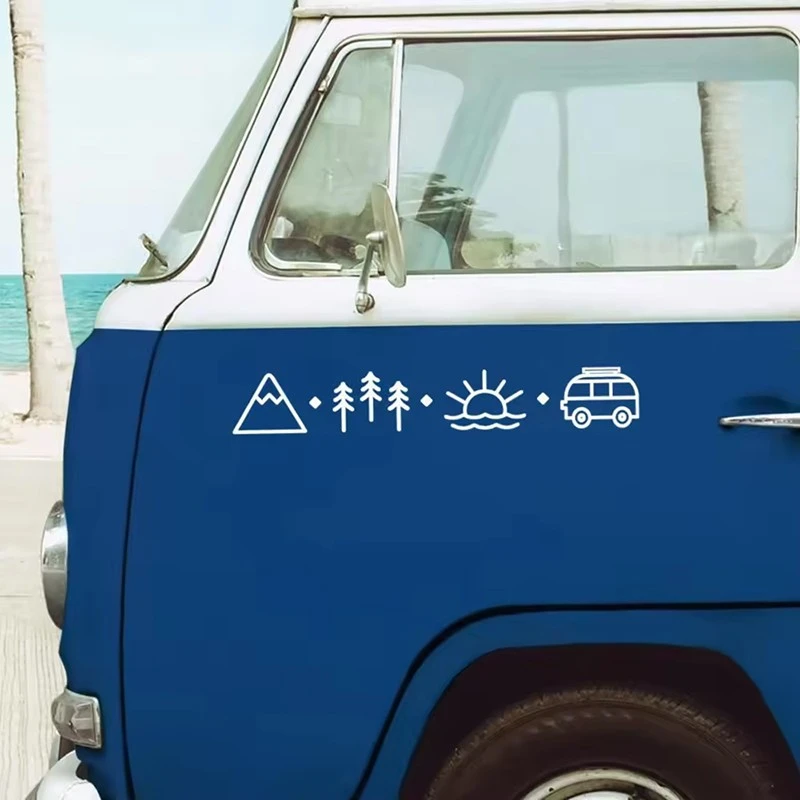 Camper Van Caravan Car Stickers