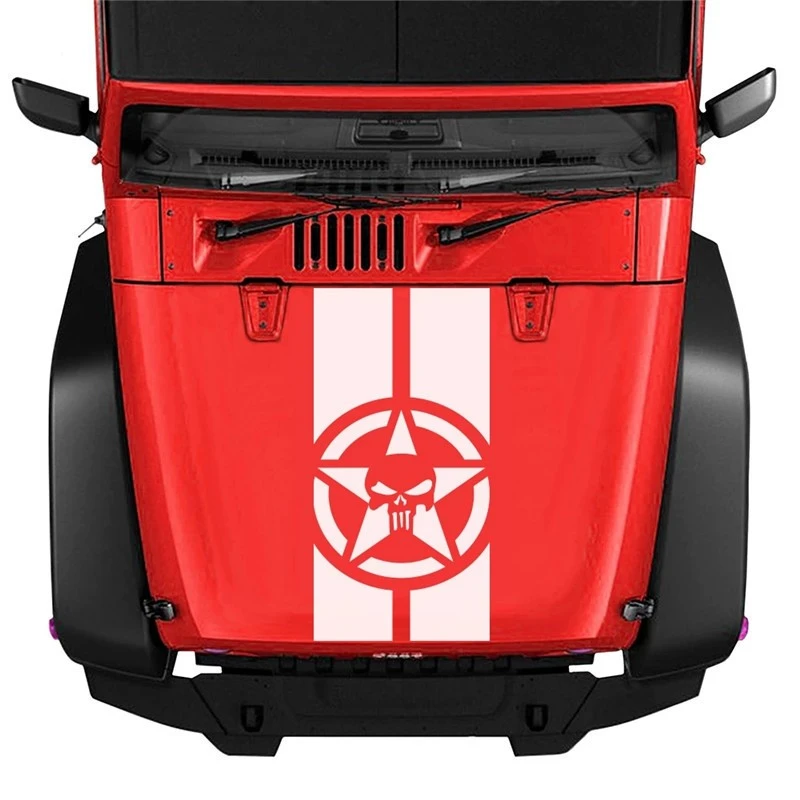 Engine Hood Stickers For JEEP 4X4 Vehicle