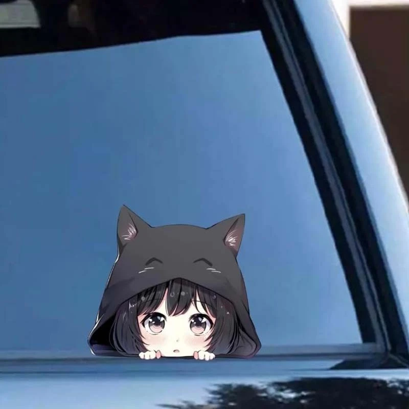 Cartoon Girl Car Stifcker