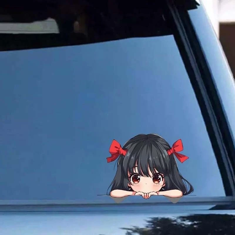 Cartoon Girl Car Stifcker