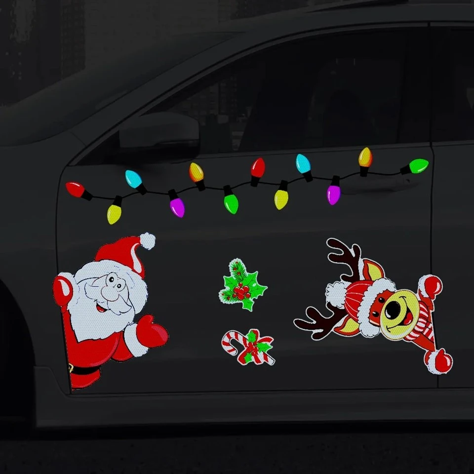 Christmas Car Sticker Magnetic Refrigerator Magnets best
