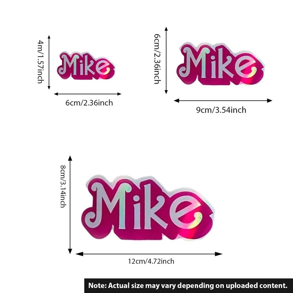 Custom PMMA Keychain Personalized Laser Sticker high quality