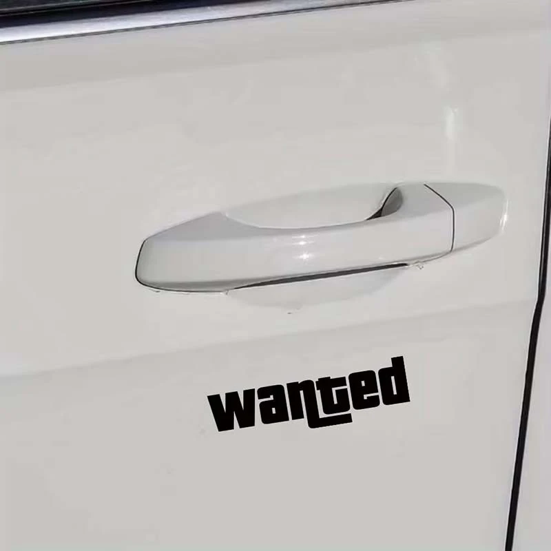 Fashion Windshield Wanted Car Window Sticker