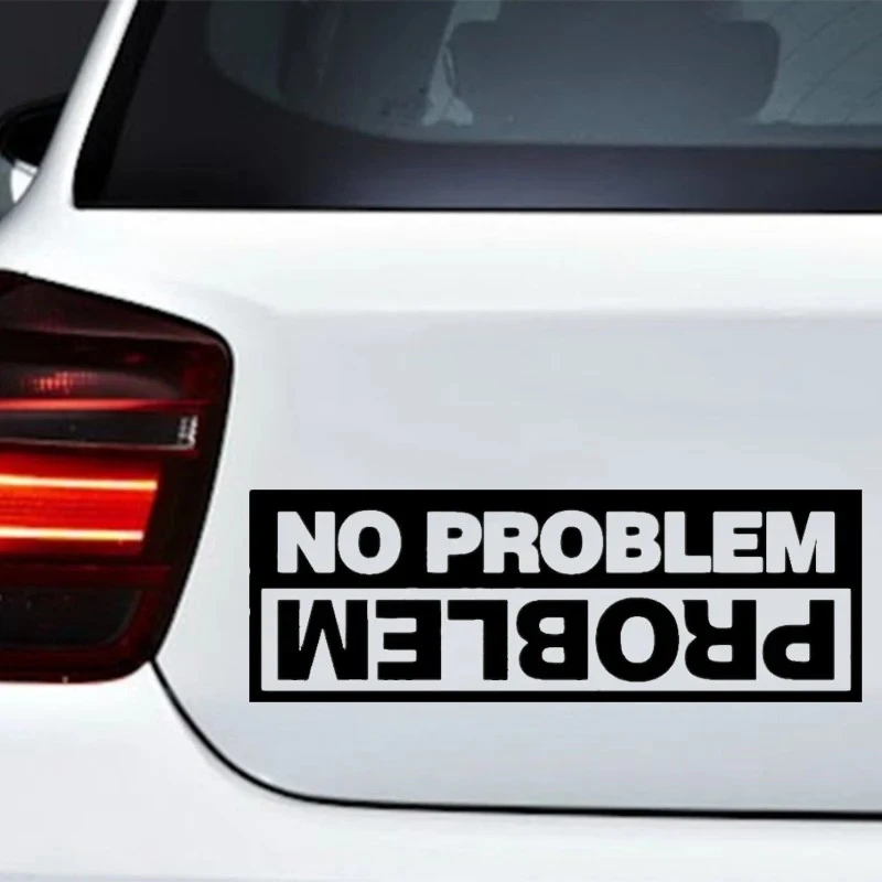 Die-Cut Vinyl Decal No Problem Car Sticker best