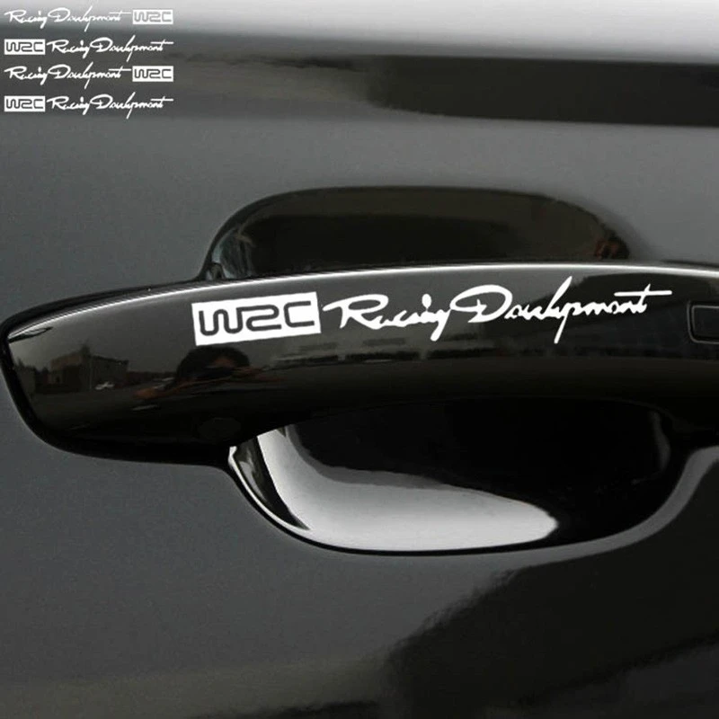 Car Handle Sticker Rally Development Letters