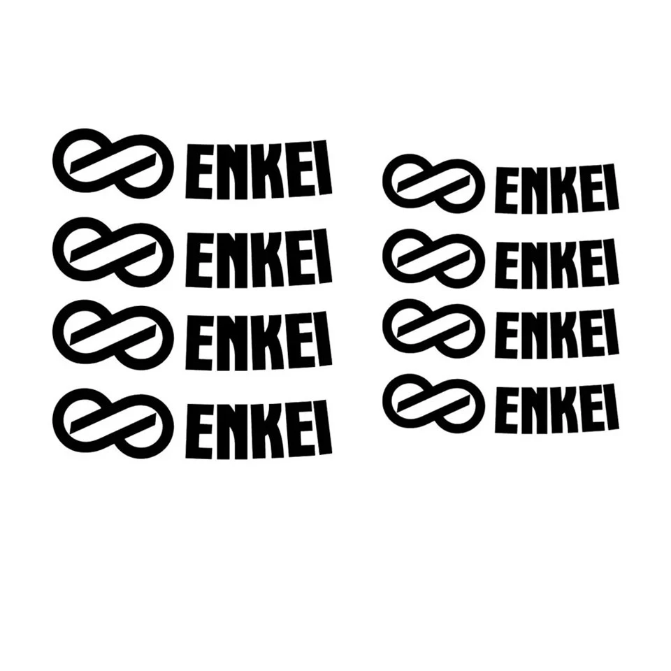Enkei Wheel Decals Logo Die Cut Stickers