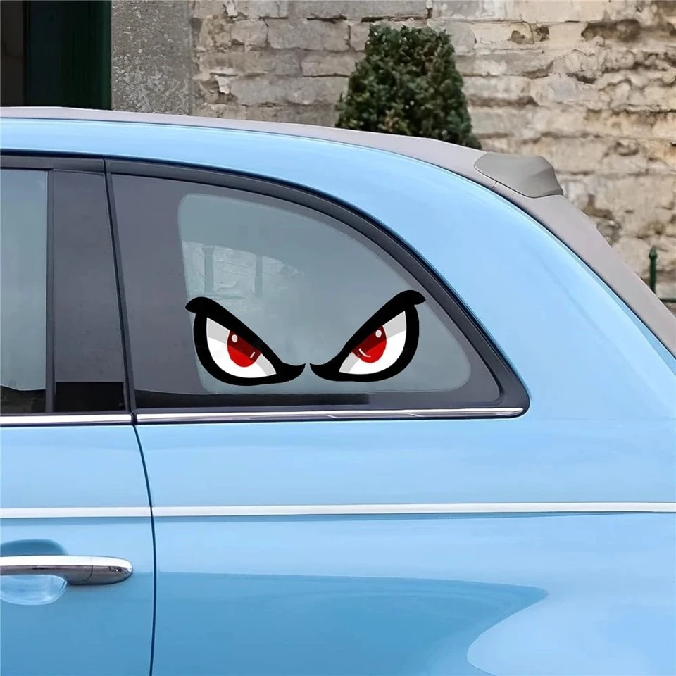 Red Eye Rear View Mirror Car Reflective Sticker factory