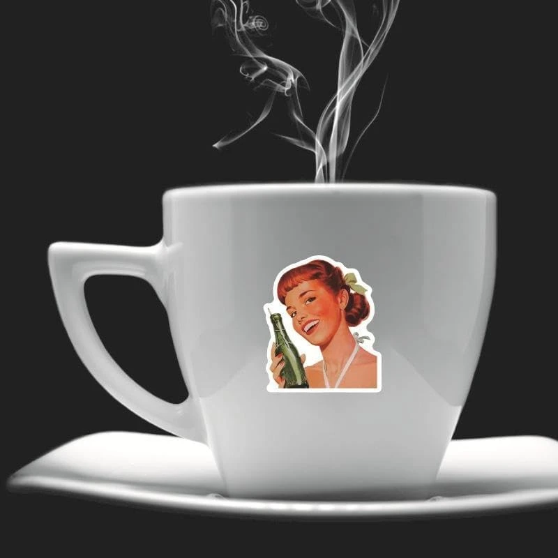 Vintage Sexy Woman Decal