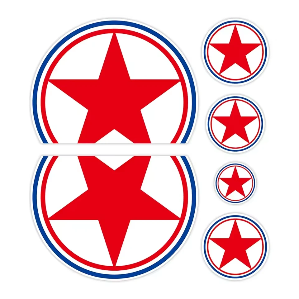 Helmet Decoration Five-pointed Star Sticker