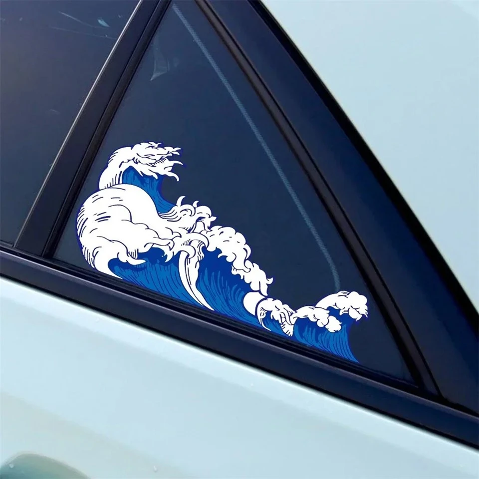 JDM Sea Wave Reflective Motorcycle Stickers best