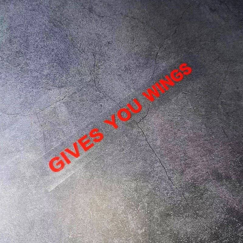 GIVES YOU WINGS Motorcycle Helmet Stickers high quality
