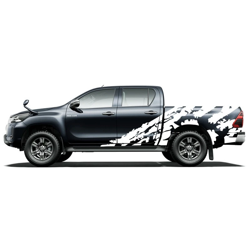 Half Truck Body Decal Sticker Waterproof