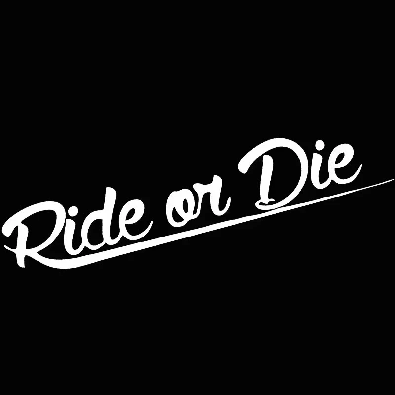 Ride Or Die Car Light Sticker
