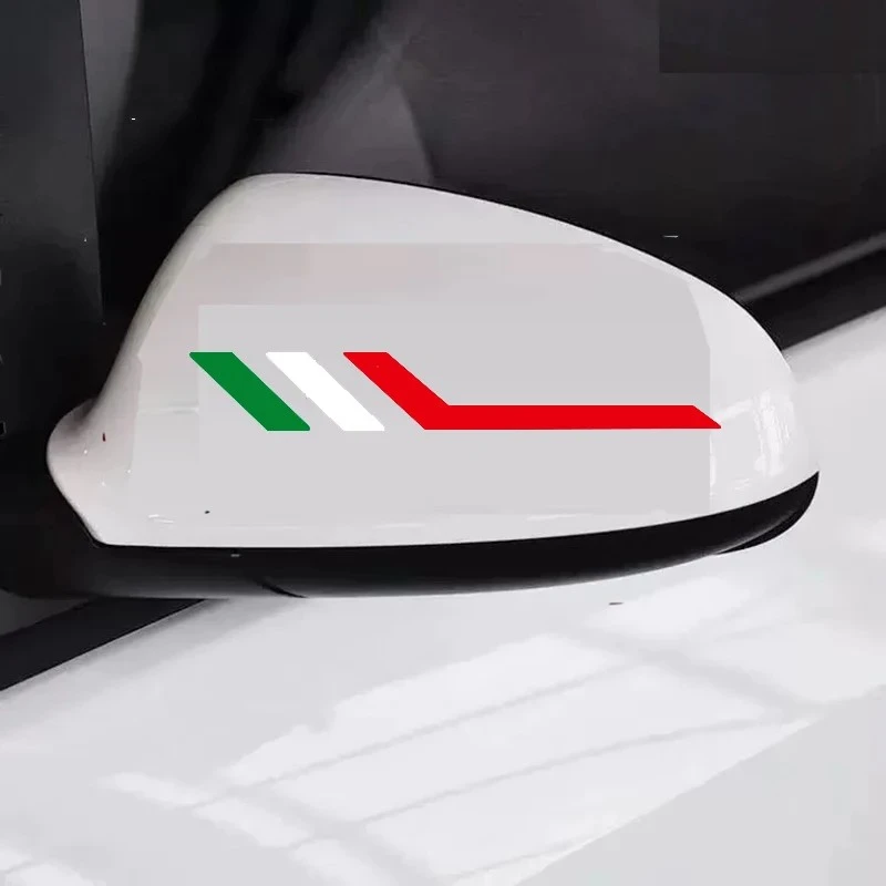 Italian Flag Rear View Mirror Sticker suppliers