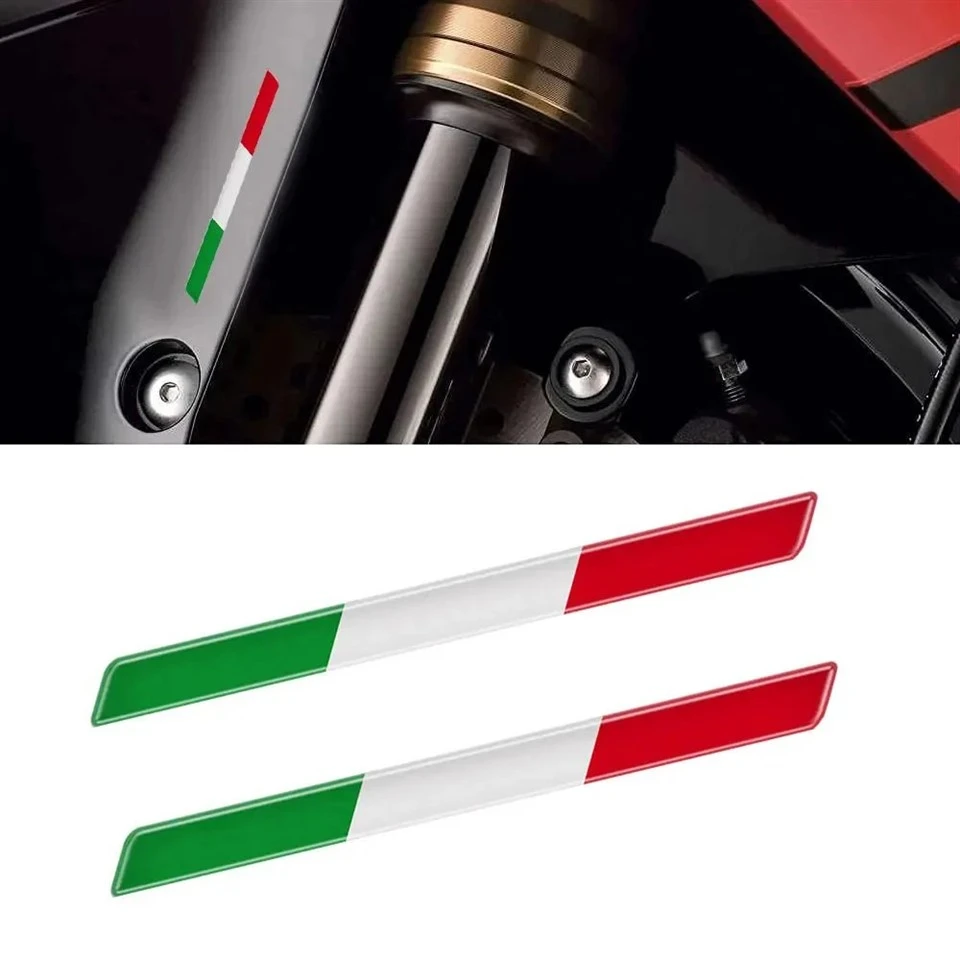 Italian Tricolor Flag Epoxy Decorative Stick