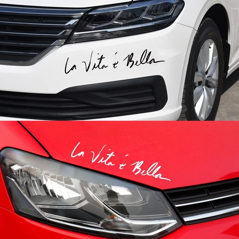 La Vita E Bella Reflective Car Stickers best