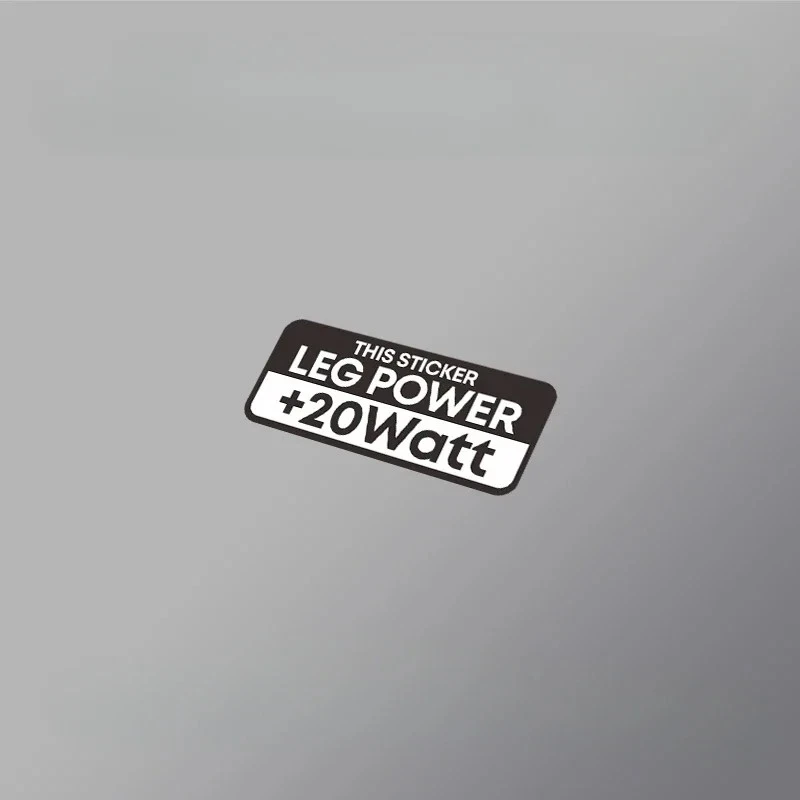 LEG POWER Watt Bicycle Frame Stickers high quality