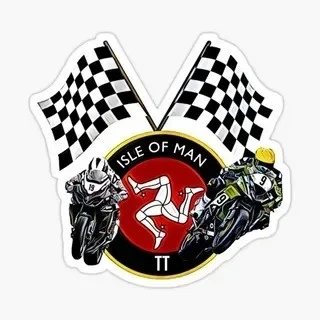 Motorcycle I-Isles Of Man TT Moto Sticker price